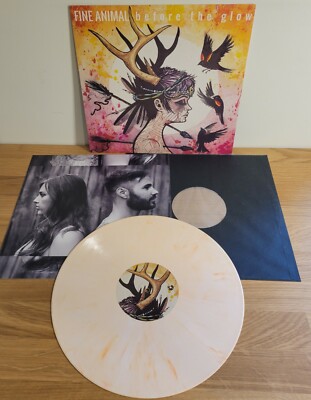 Fine Animal Before The Glow 2016 Feedbands Records Marbled Vinyl LP with Insert