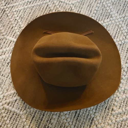 Vintage Resistol Cowboy Hat 3X Beaver 