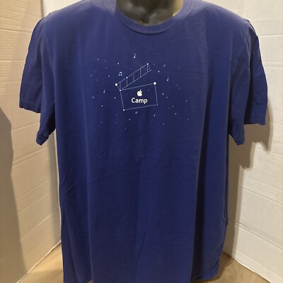 APPLE STORE T-Shirt CAMP iPHONE MAC IMAC COMPUTER Make Movie Magic~Mens X Large