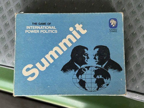 Vintage SUMMIT Board GAME 1971 Milton Bradley International Political Power RARE