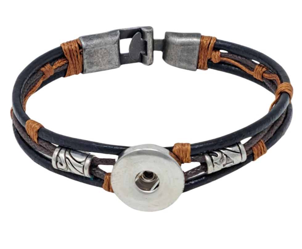 Ginger snap shop leather bracelet