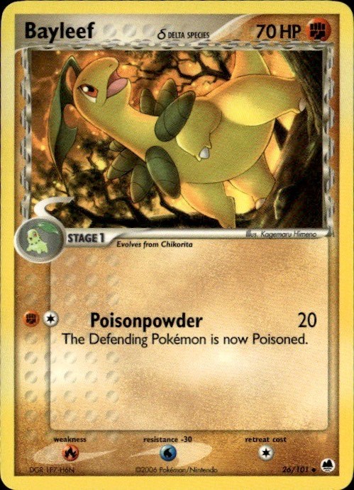 Bayleef (Delta Species) Uncommon DF Dragon Frontiers 26/101