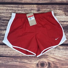Nike Dry Tempo Girls Shorts Kids Size L Red White Running Gym 848196-611 New