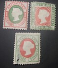 HELIGOLAND  Hinged  Lot Of 3 Stamps — photo 4