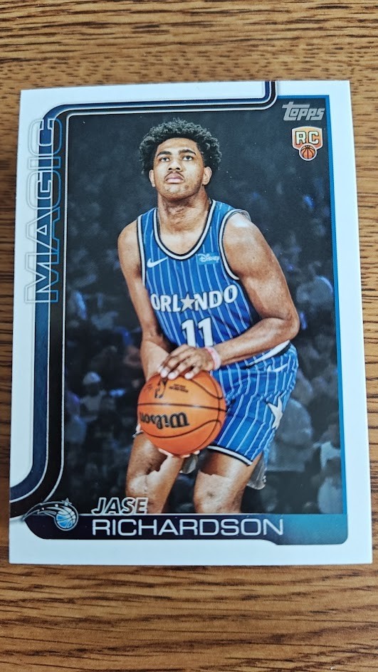 Jase Richardson 225 2025 Topps NBA Basketball