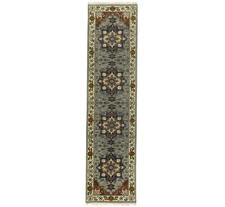2'7 X 10'2 Handmade Heriz Oriental Runner Rug Floral Design Carpet 3X10 ft