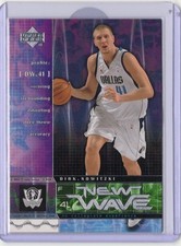 Dirk Nowitzki Dallas Mavericks 2002 Upper Deck New Wave Insert Basketball Card