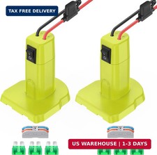2 Packs Power Wheel Adapter for Ryobi 18V Battery Adapter Power Wheel Battery Co