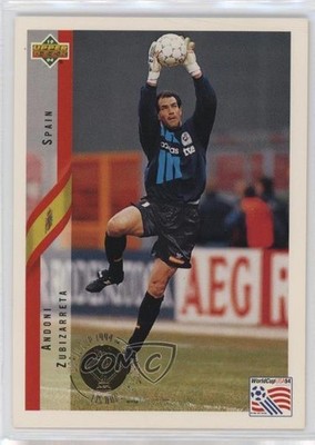 1994 Upper Deck World Cup Heroes and All-Stars Andoni Zubizarreta Rookie RC 1i8