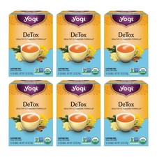 Yogi Tea - DeTox Tea 6 Pack - Healthy Cleansing Formula with Traditional