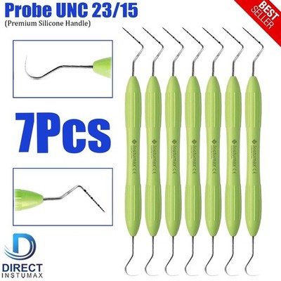 Dental Perio Explorer 23 Probe UNC 15 Color Marking Diagnostic Double Ended Tool