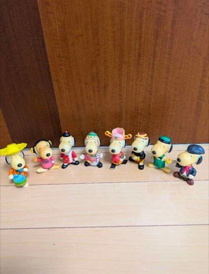 Snoopy Mcdonald'S World Tour Figure Set Of 8 Used - Image 1 of 4