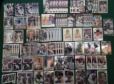 Christian Yelich Baseball Card Lot Brewers Marlins Topps Bowman Variety