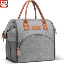 Insulated Lunch Bag Waterproof Lunch Box Leakproof Tote Hiking Picnic Work New