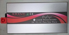 2500W Power Inverter 12V/24V/48V DC to 110V 120V AC 60HZ Pure Sine Wave From US