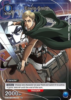 Erwin Smith Alternate Art Foil - UE10BT/AOT-1-001 NM - Union Arena