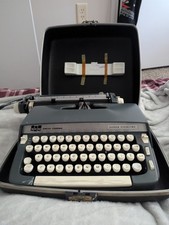 antique typewriter working Super sterling Smith Corona typewriter. All keys on . thumbnail