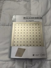 Glacier Bay 8" Single Wall Mount Fixed Shower Head in Matte Gold