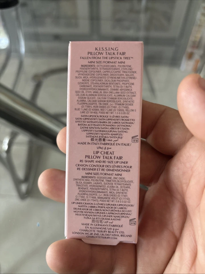 "CHARLOTTE TILBURY Mini Pillow Talk Lipstick & Liner Gift Kit - Fair " - Image 3 of 4