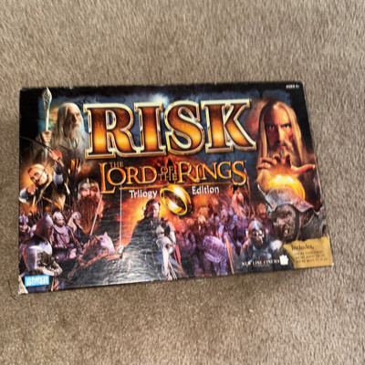 Risk The Lord of the Rings Board Game incomplete missing dice and soldiers