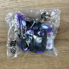 McDonalds Happy Meal Toy 2016 Hasbro Furby Soft Plush Toys Black Purple new cond