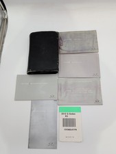 2012 Infiniti G Sedan Owner's Manual Set With Navigation System Plus Case