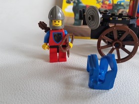 LEGO 6022 Horse Cart 1984 Castle Lion Knights Men At Arms incl instructions