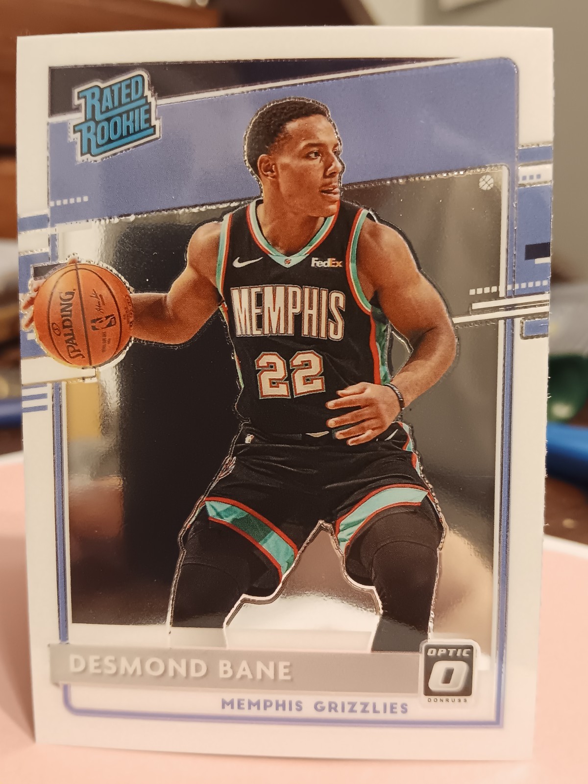 2020-21  Desmond Bane- Panini Donruss Optic - Rated Rookie #180 Holo Prizm (RC)