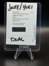 2024-25 Panini Immaculate Dual Auto Rookie Yongxi Jacky Cui Yuki Kawamura /49 RC
