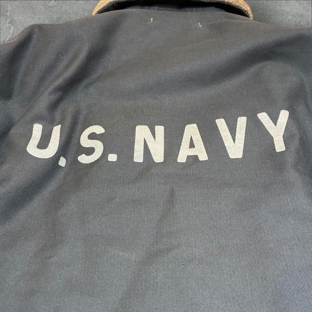 Buzz Rickson's N1 Deck Jacket USNAVY S Mohair & A… - image 12