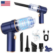 Kmm Handheld Car Vacuum Cleaner 9000Pa Vacuum Cleaner And Air Duster 120W High