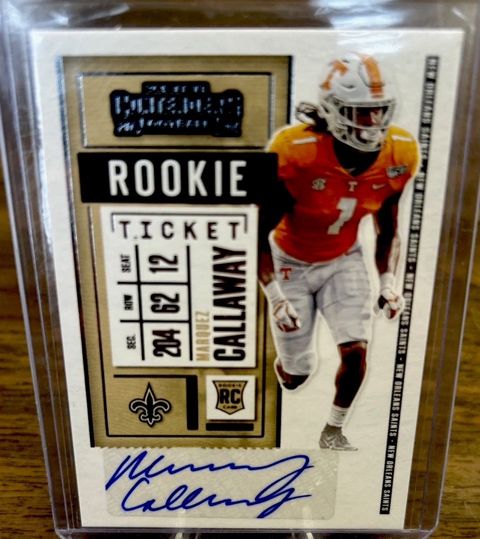 Marquez Callaway Panini Contenders #253 Autograph-Wild Card