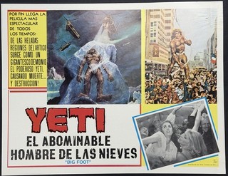 YETI: GIANT OF THE 20TH CENTURY BIG FOOT MEXICAN LOBBY CARD