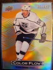 2024-25 Upper Deck Allure Quinton Byfield Color Flow Orange-Yellow #CFL-46
