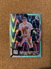 2022 Bowman Chrome Anthony Rizzo Aqua/199 Yankees