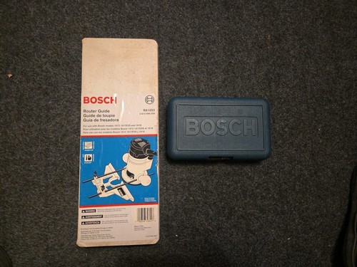 Bosch Router Edge Guide Accessory and Adaptor Set Pre-owned Great Condition