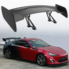 Rear Trunk Spoiler Wing Universal 57 Gt Style Adjustable Matte Black Rear Trunk Spoiler Wing Universal 57 Gt Style Adjustable Matte Black