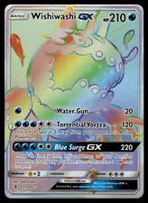 WISHIWASHI GX - 151/145 Rare Rainbow Guardians Rising Pokemon NM on eBay