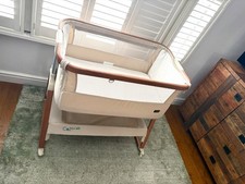 Tutti Bambini Cozee AIR 2 bedside crib walnut