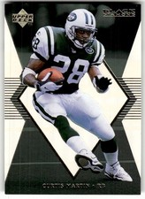 1998 Upper Deck Black Diamond Rookie Curtis Martin White Onyx #/2250 #ON19