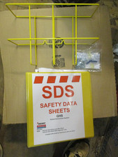 SDS Wall Station Material Safety Data Sheet Binder with Display RACK ER1