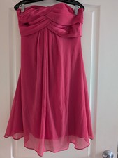 Davids Bridal Strapless Bridesmaid Prom Party Dress Ruffles in Back - 8