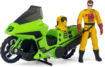 The Loyal Subjects M.A.S.K. Condor & Brad Turner Figure Motorcycle/Helicopter