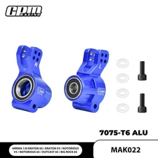 GPM Alu 7075 Rear Hubs Big Bearing For ARRMA 1/8 Kraton 6S V5 Notorious Outcast