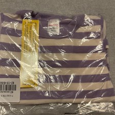 NEW Hanna Andersson Purple Striped Short Pajama Set, 8