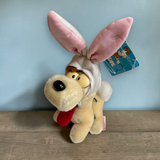 RARE Vintage Dakin Odie Plush Easter Bunny Ears Dog Garfield Cartoon 1978 8"