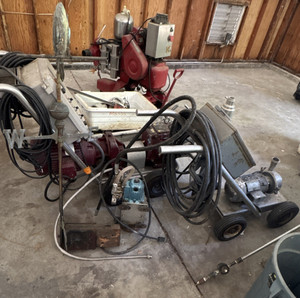 Carlson & Associates Electric Wheeled Drum/Barrel Pump System w/ Hoses & Panel