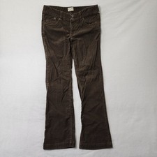 Vintage Y2k Polo Ralph Lauren Corduroy Flare Pants Womens 10 34x31 Brown