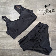 Zaful High Waist Crop Bikini Swimsuit Size L