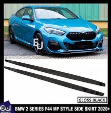 SEITENSCHWELLER VERL�NGERUNGEN LIPPE KLINGE F�R BMW 2ER F44 MP STYLE GLANZ SCHWARZ 2020+